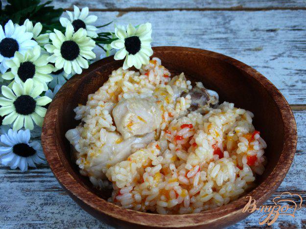 фото рецепта: Рис с куриными голенями и томатами