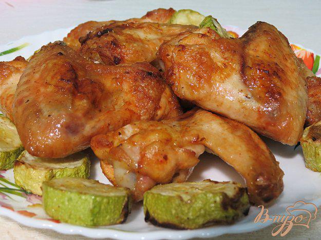 фото рецепта: Куриные крылья на сковороде гриль газ