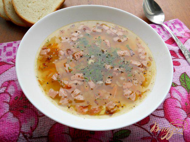 фото рецепта: Картофельный суп с сосисками