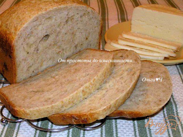 фото рецепта: Сырный хлеб с пшеничными отрубями