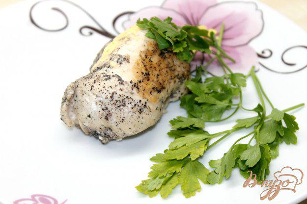 фото рецепта: Фаршированное куриное филе грибами и сыром