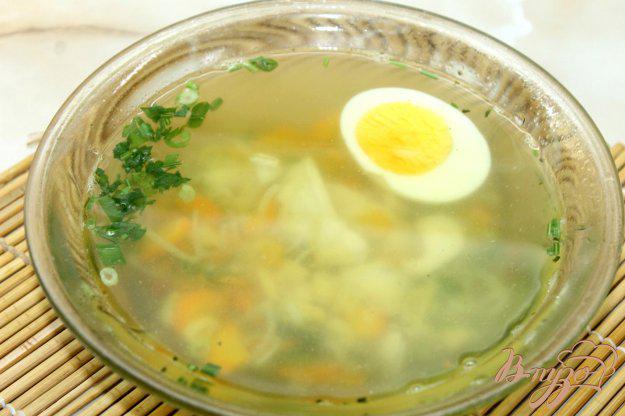 фото рецепта: Суп из куриного филе и спаржевой фасоли
