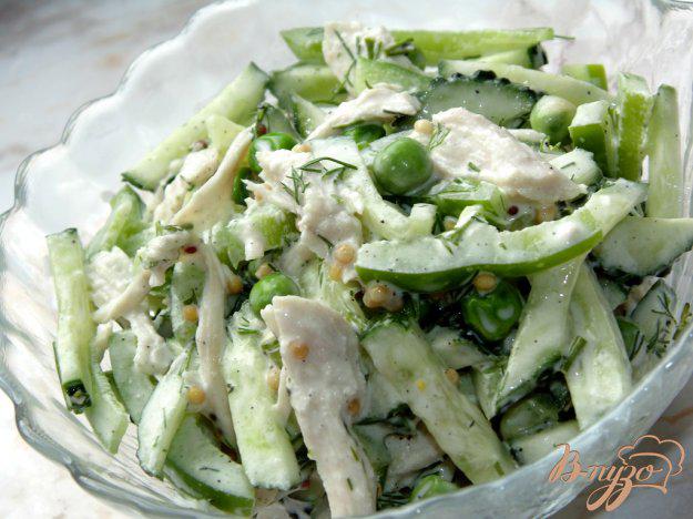 фото рецепта: Овощной салат с мясом птицы