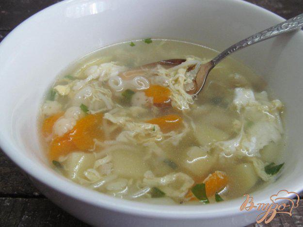 фото рецепта: Куриный суп с тремя видами вермишели