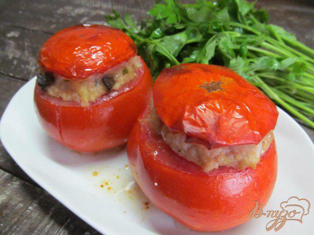 фото рецепта: Запеченные фаршированные помидоры