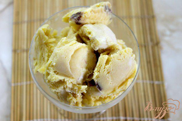 фото рецепта: Мороженое с бананом, шоколадом и сгущенным молоком