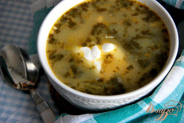 фото рецепта: Сытный зеленый суп