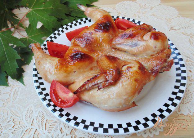 фото рецепта: Цыпленок запеченный в соево-медовом маринаде