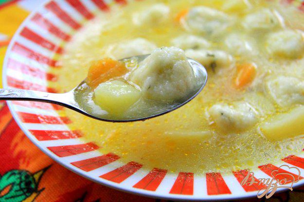 фото рецепта: Суп с сырно-творожными крокетами
