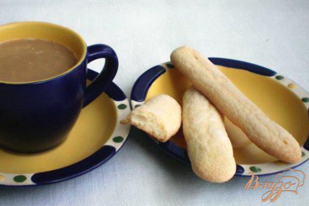 фото рецепта: Печенье  Савоярди с имбирем и мускатным орехом