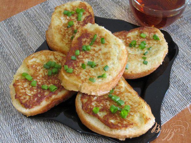 фото рецепта: Картофельные горячие бутерброды