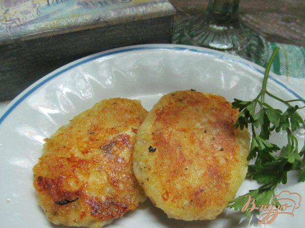 фото рецепта: Картофельные пампушки с сыром и творогом