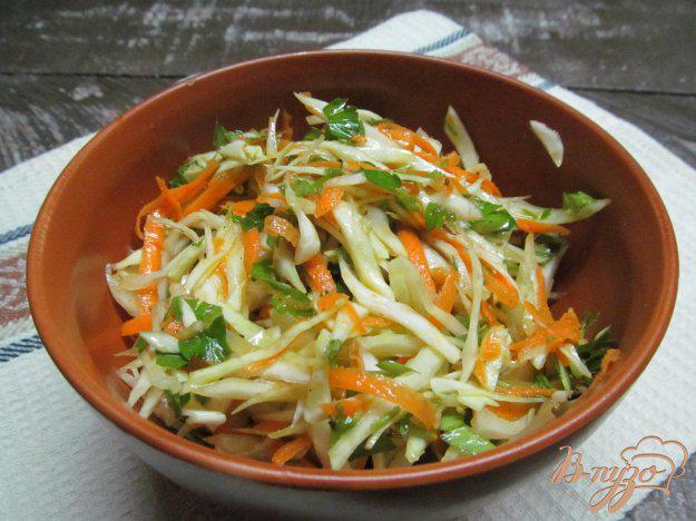 фото рецепта: Коулслоу из капусты с морковью и зирой