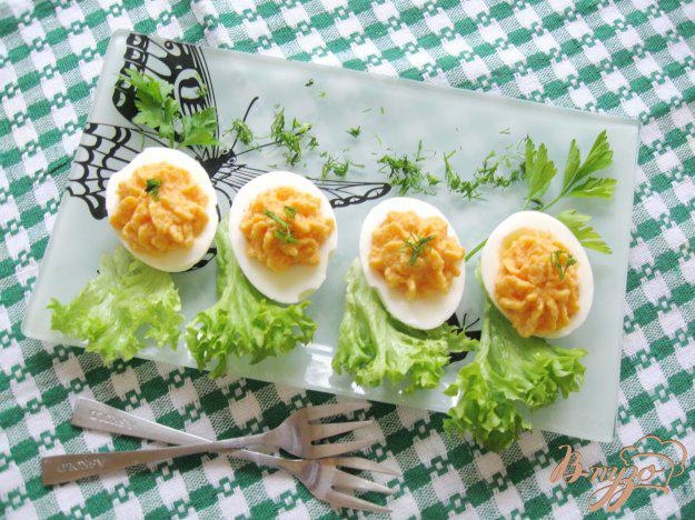 фото рецепта: Яйца фаршированные тыквой