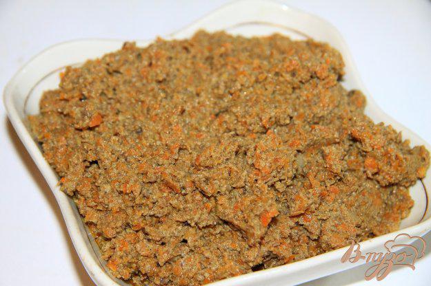 фото рецепта: Паштет из куриной печени с луком и морковью