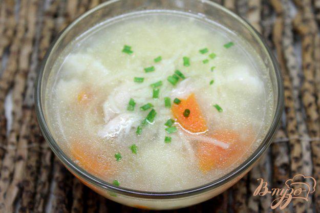 фото рецепта: Куриный суп с вермишелью и цветной капустой