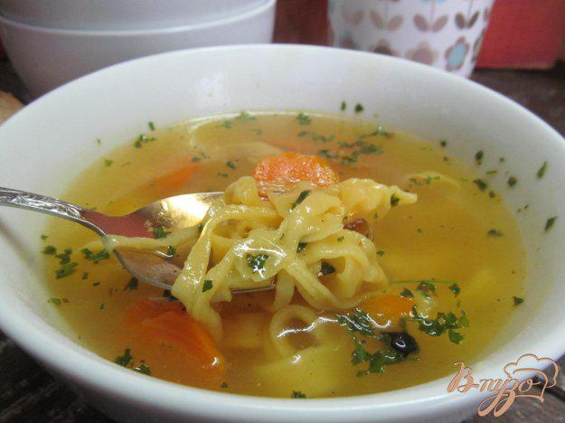фото рецепта: Суп с домашней лапшой