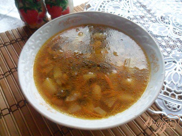 фото рецепта: Суп с фасолью и грибами