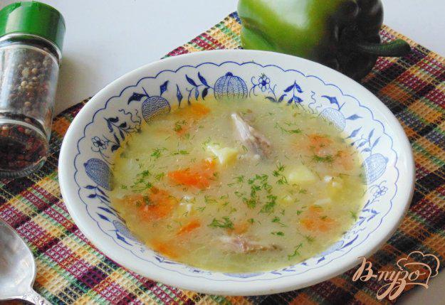 фото рецепта: Овсяный суп с курицей