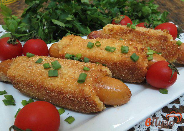 фото рецепта: Сосиски в хлебе для тостов