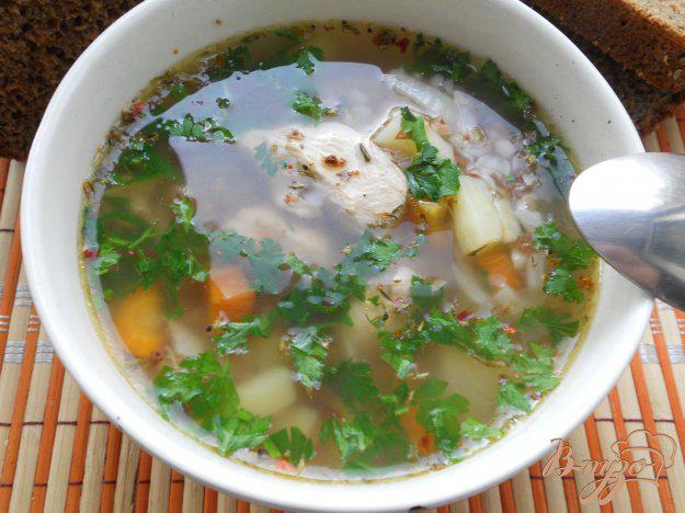фото рецепта: Гречневый суп с куриным филе