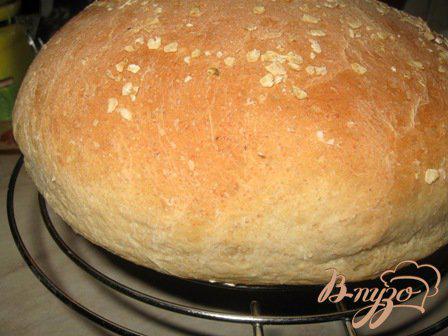 Фото приготовление рецепта: Овсяный хлеб шаг №4