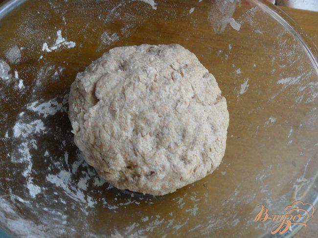 Фото приготовление рецепта: Серый содовый хлеб шаг №3