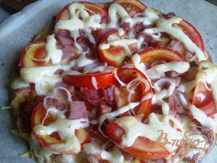 Фото приготовление рецепта: Пицца «Uno momento» шаг №6