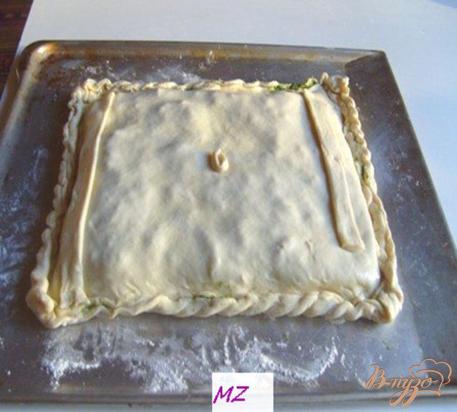 Фото приготовление рецепта: Пирог с горбушой шаг №10