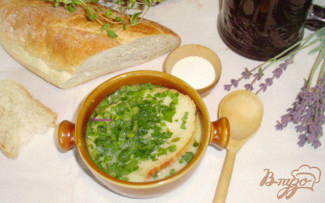 Фото приготовление рецепта: Суп Aigo boulido или «Кипячeная вода» шаг №5