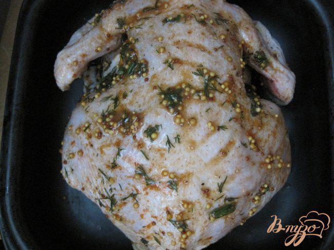 Фото приготовление рецепта: Курица запеченная в духовке шаг №3
