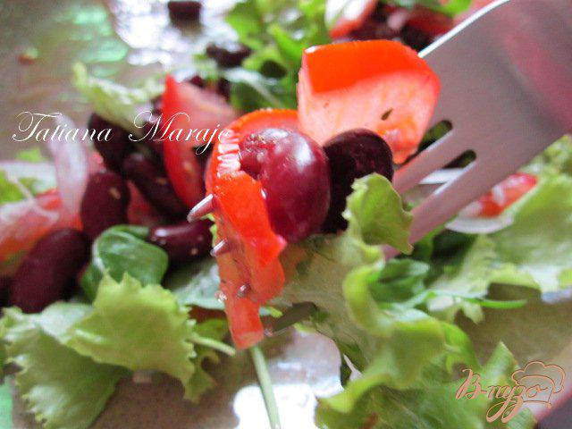 Фото приготовление рецепта: Салат с томатами и  красной фасолью шаг №1