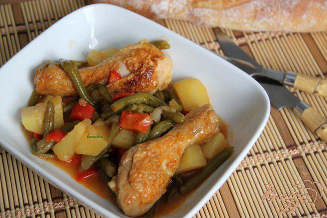 Фото приготовление рецепта: Суринамская курица с  карри шаг №5