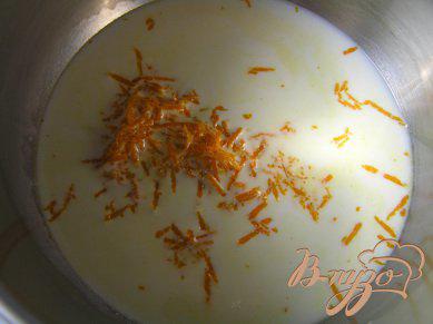 Фото приготовление рецепта: Апельсиновое суфле с заварным кремом шаг №1