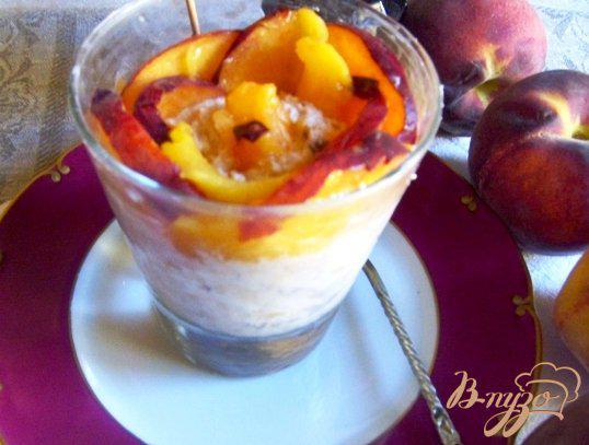 Фото приготовление рецепта: Персиковый десерт шаг №3