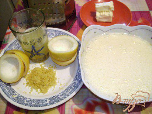 Фото приготовление рецепта: Крем «Лимон» шаг №2