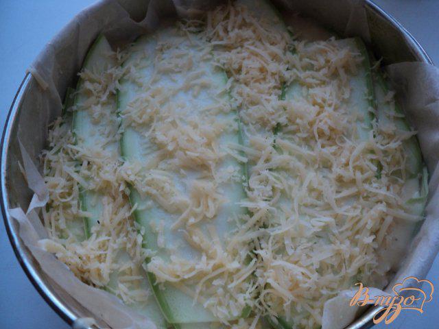 Фото приготовление рецепта: Вегетарианская лазанья с кабачками шаг №7