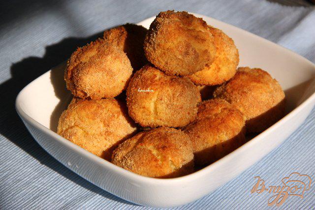 Фото приготовление рецепта: Хрустящие картофельные шарики шаг №4