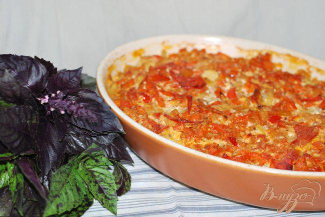 Фото приготовление рецепта: Ленивые пельмени в овощном соусе шаг №14