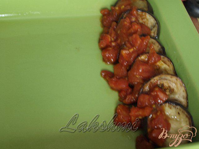 Фото приготовление рецепта: Запечённые баклажаны под томатно-коричным соусом шаг №3
