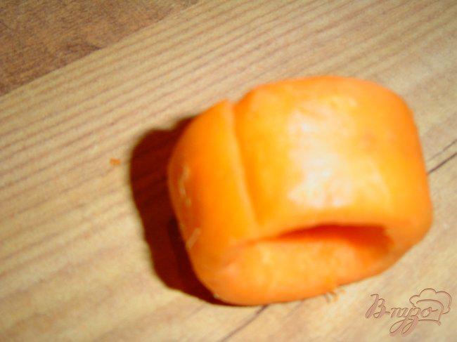 Фото приготовление рецепта: Кольца для салфеток из моркови - 2 шаг №1