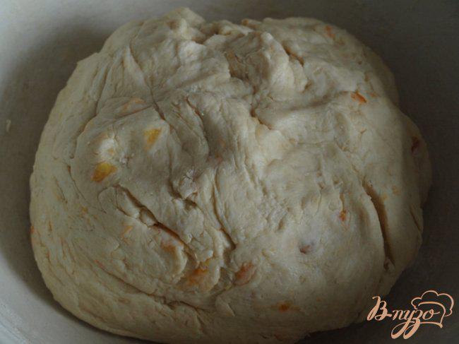 Фото приготовление рецепта: Творожное печенье с курагой «Снежки» шаг №3