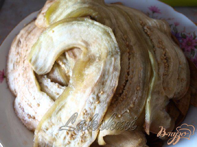 Фото приготовление рецепта: Десерт из баклажанов с рикоттой и шоколадом шаг №1
