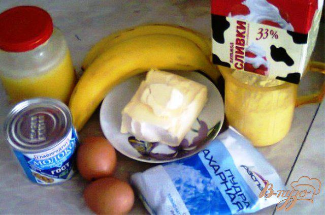 Фото приготовление рецепта: Торт с бананами. шаг №1