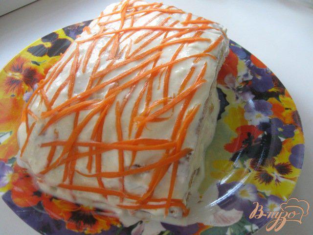 Фото приготовление рецепта: Торт «Морковный» шаг №5