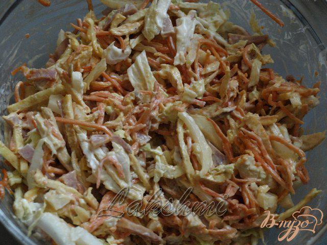 Фото приготовление рецепта: Вкусный салат «Анастасия» шаг №6