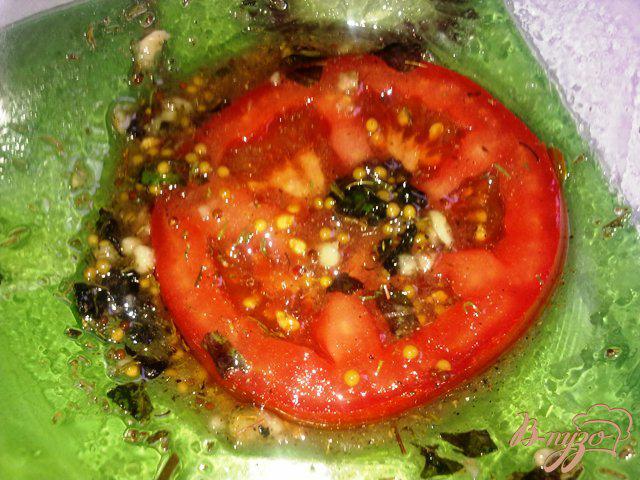 Фото приготовление рецепта: Маринованные помидоры за 30 минут шаг №6