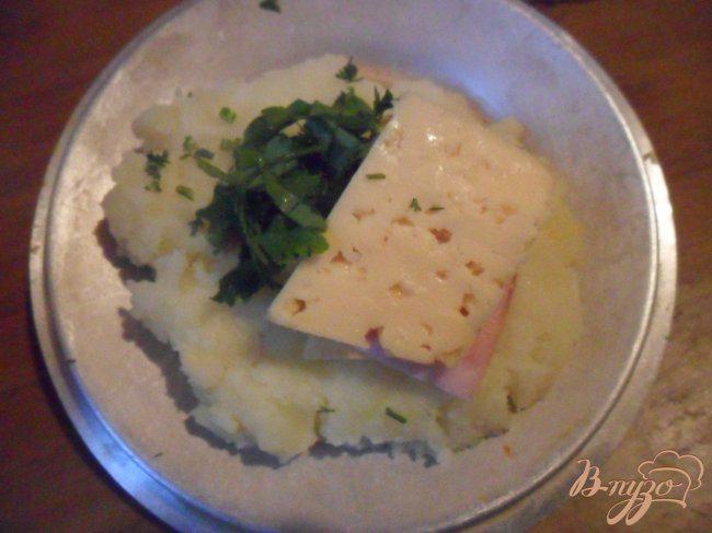 Фото приготовление рецепта: Картофельный кордон - блю шаг №5