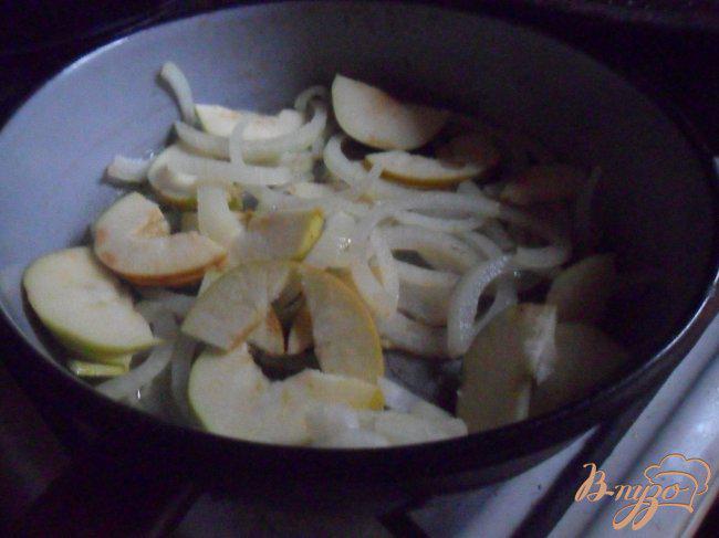 Фото приготовление рецепта: Пюре из картофеля с мускатной тыквой и фрикаделькми шаг №7