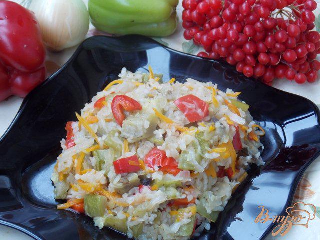 Фото приготовление рецепта: Овощное рагу с рисом шаг №7